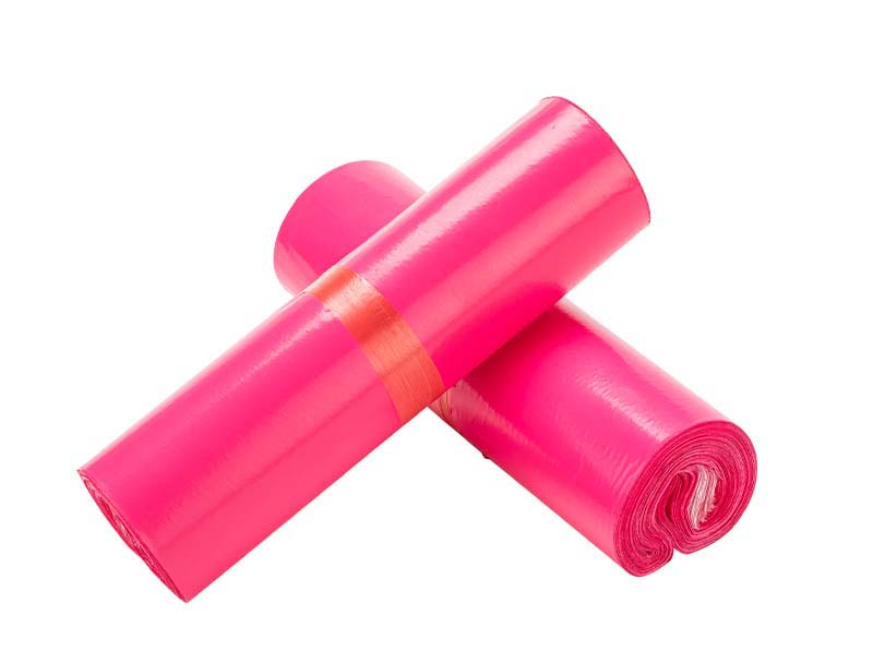 安仁玫红色快递袋-02